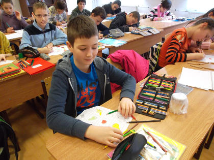 Ötödikesek németórán